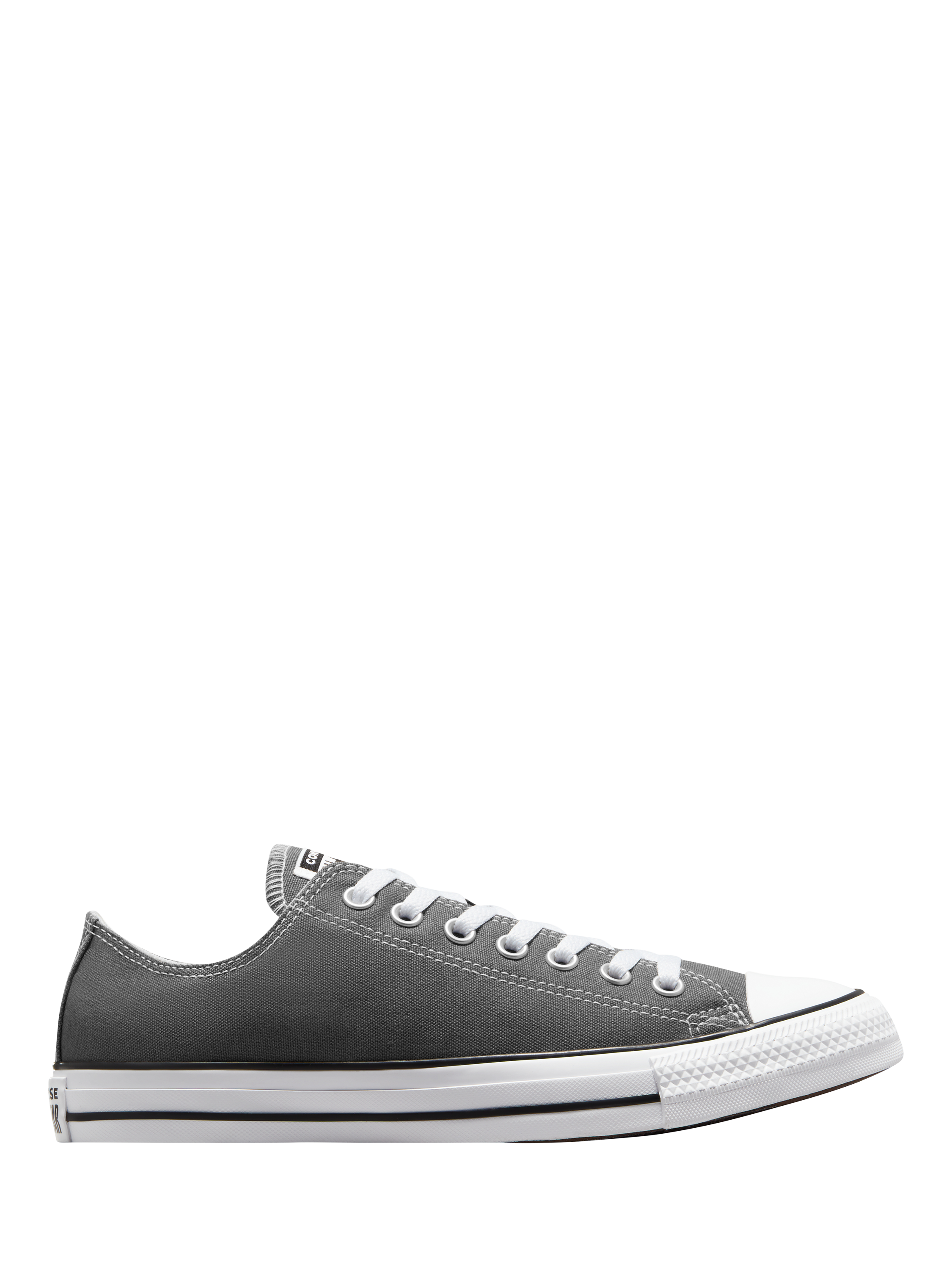 Product image 1 of 4, which shows Converse Chuck Taylor All Star Low Top Trainers, Charcoal, 7