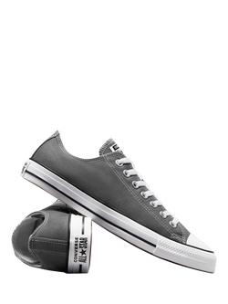 Converse Chuck Taylor All Star Low Top Trainers - view 2, Charcoal