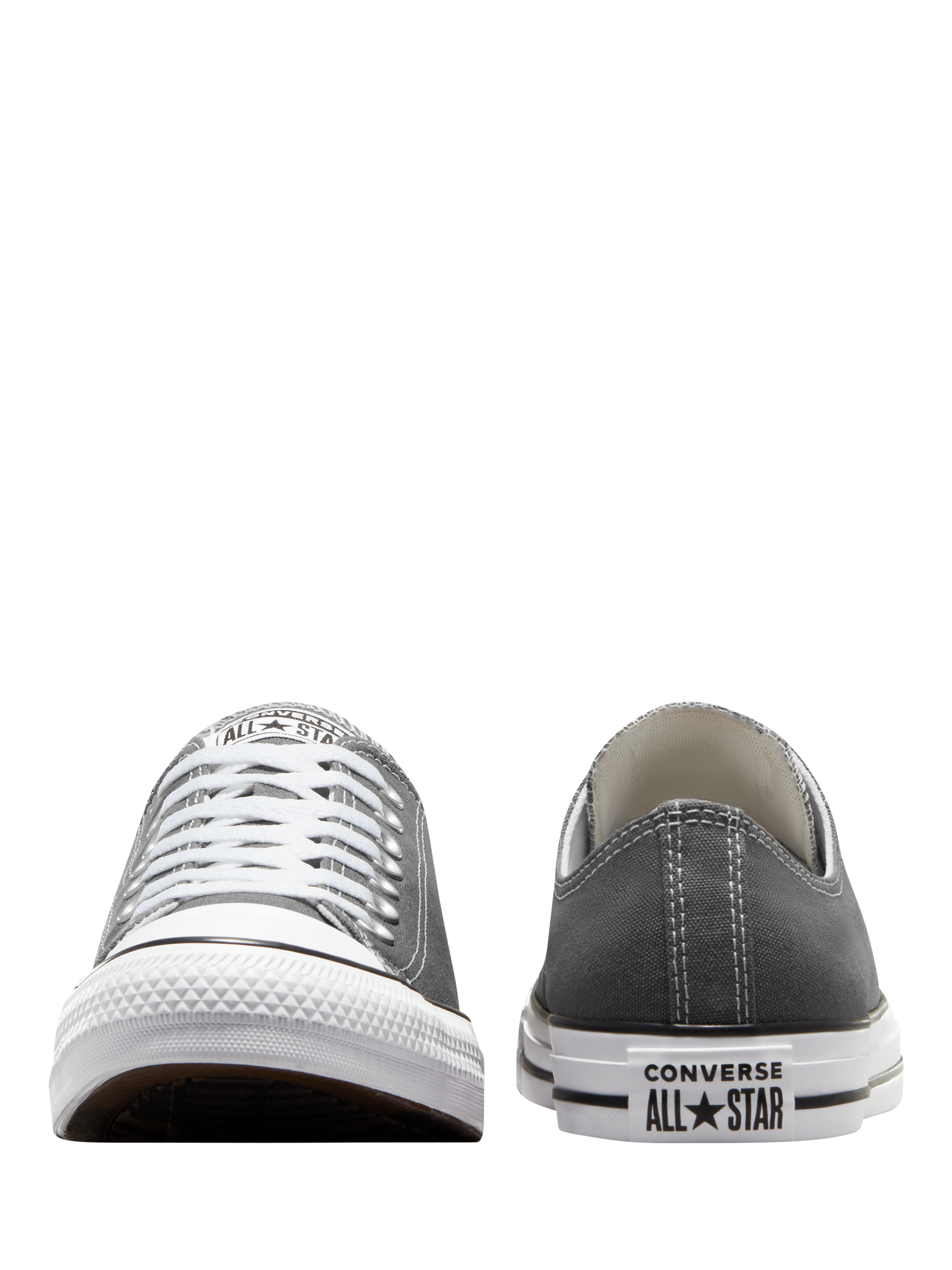 Product image 3 of 4, which shows Converse Chuck Taylor All Star Low Top Trainers, Charcoal, 7