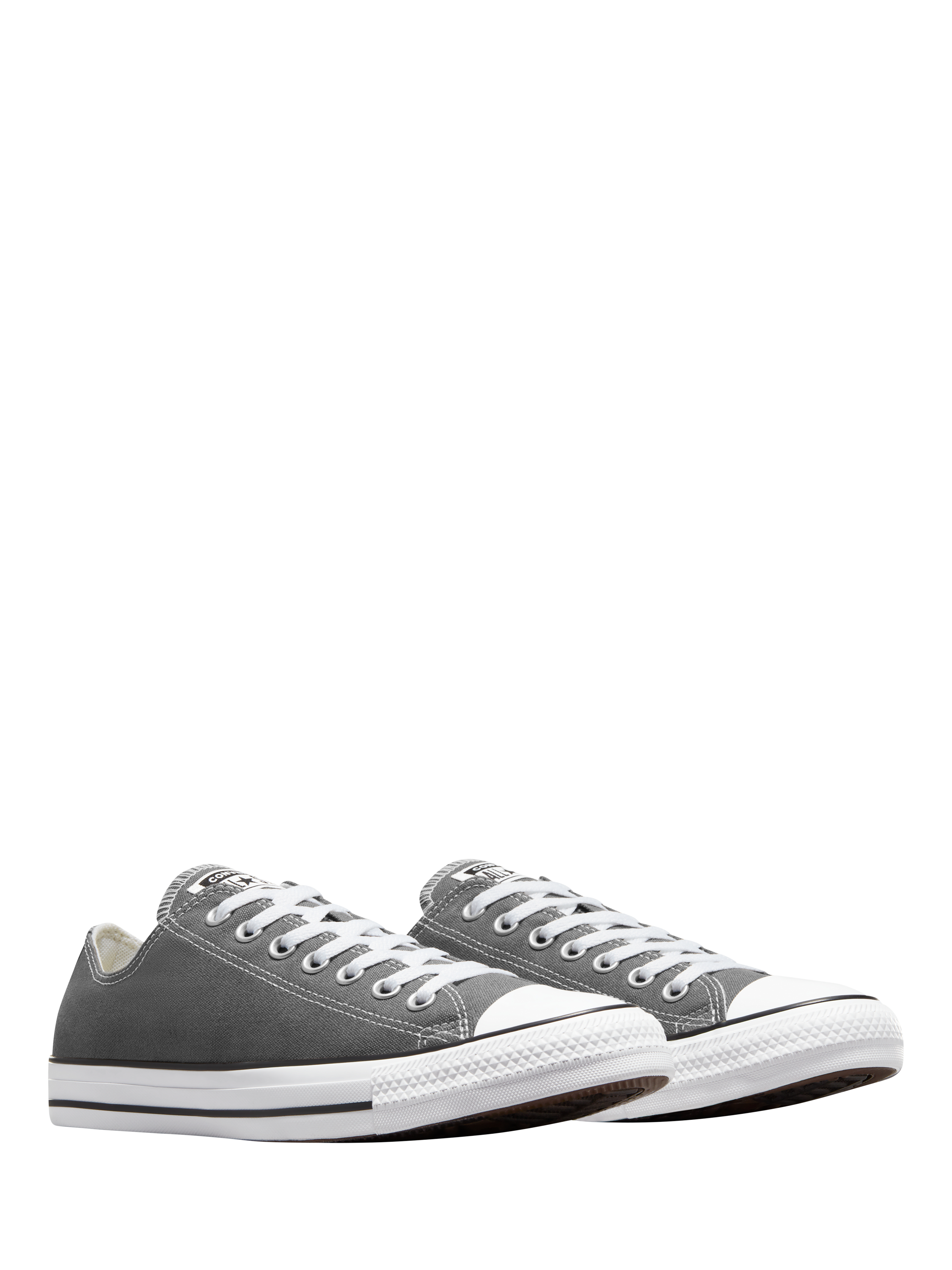 Product image 4 of 4, which shows Converse Chuck Taylor All Star Low Top Trainers, Charcoal, 7