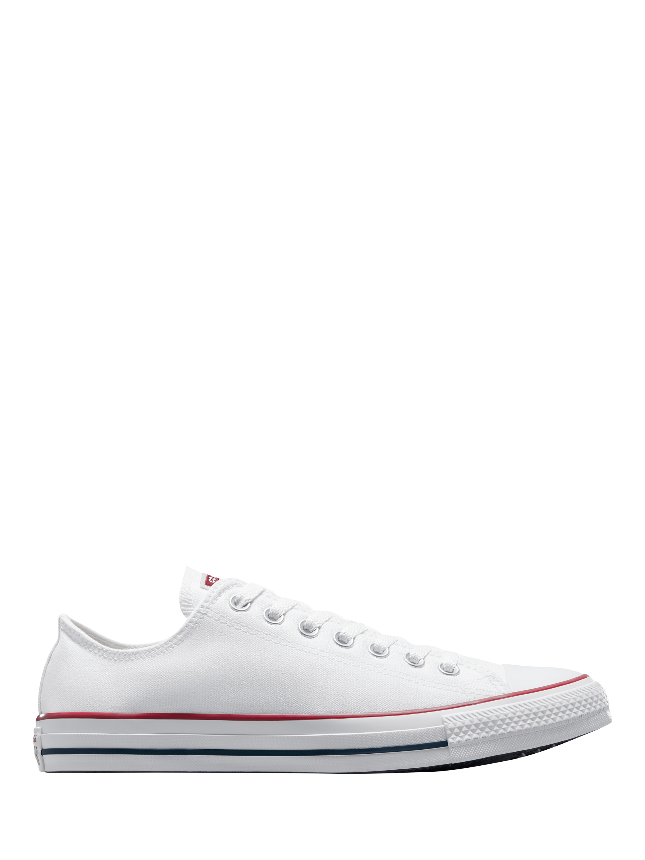 Product image 1 of 4, which shows Converse Chuck Taylor All Star Low Top Trainers, Optic White, 8