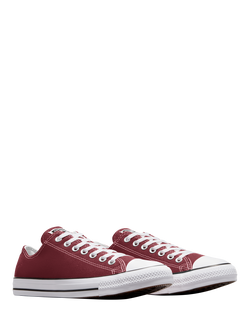 Converse Chuck Taylor All Star Low Top Trainers - view 2, Maroon