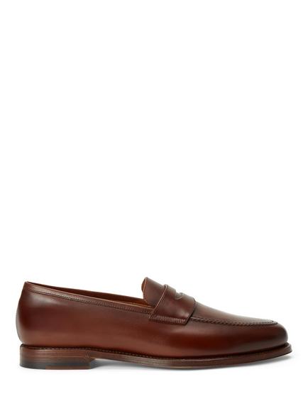 Polo Ralph Lauren Maestra Leather Loafers, Dark Brown
