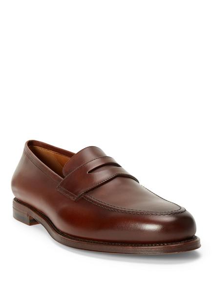 Polo Ralph Lauren Maestra Leather Loafers - view 2, Dark Brown