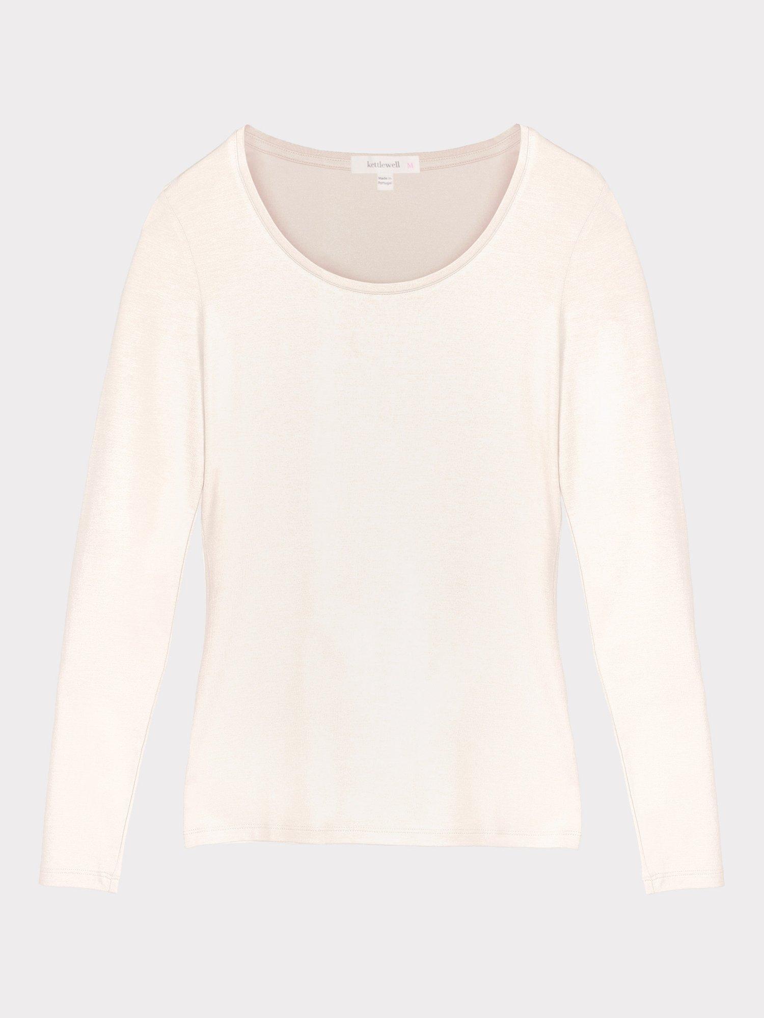 Product image 4 of 11, which shows Silky Scoop Neck WH 8