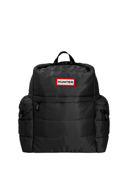 Hunter Croy Puffer Ripstop Backpack, Black, Black