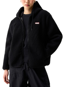 Hunter Bonelle Borg Fleece Jacket, Black