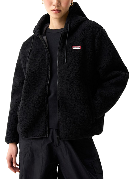 Hunter Bonelle Borg Fleece Jacket, Black