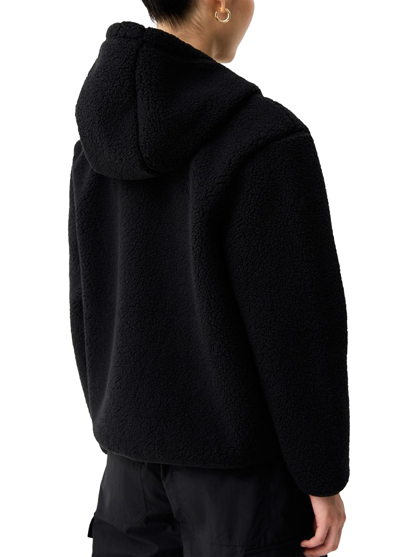 Product image 2 of 3, which shows Hunter Bonelle Borg Fleece Jacket , Black, XS