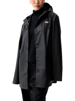 Hunter Jo Downpour Waterproof Parka, Black
