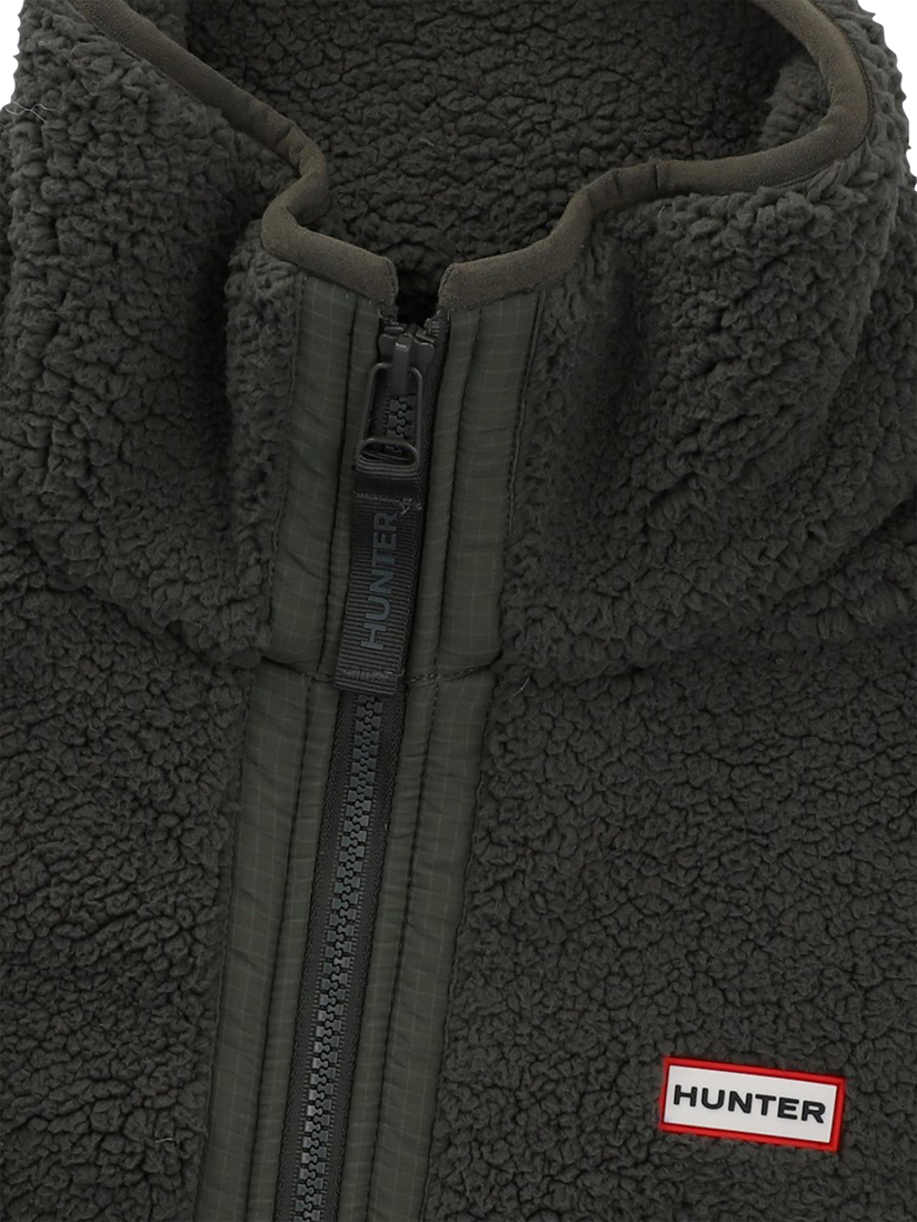 Product image 4 of 4, which shows Hunter Tiorga 1/4 Zip Borg Fleece  Jacket, Kambaba, XS