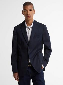 Barbour Bellamy Cotton Rich Blazer, Navy, Navy