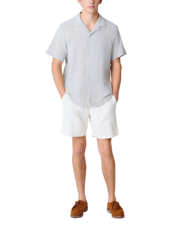 La Paz Silviera Stripe Short Sleeve Shirt, Grey - view 2, Grey