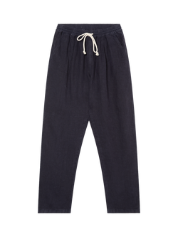 La Paz Relaxed Linen Joggers, Dark Navy, Dark Navy