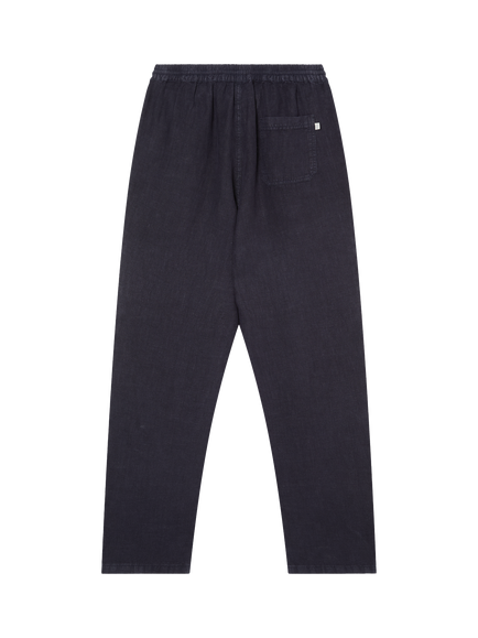 La Paz Relaxed Linen Joggers, Dark Navy - view 2, Dark Navy