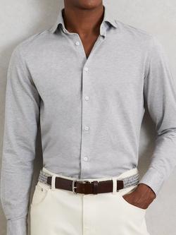 Reiss Welling Soft Belt - view 2, Soft Grey