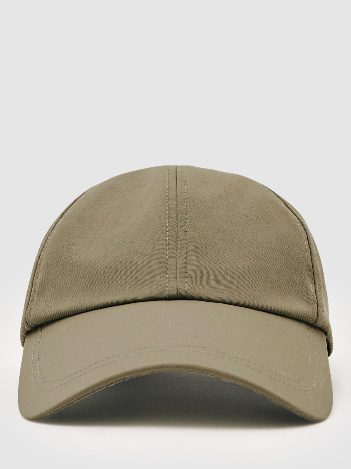 Product image 1 of 5, which shows Reiss Paxton Baseball Cap, Sage Green