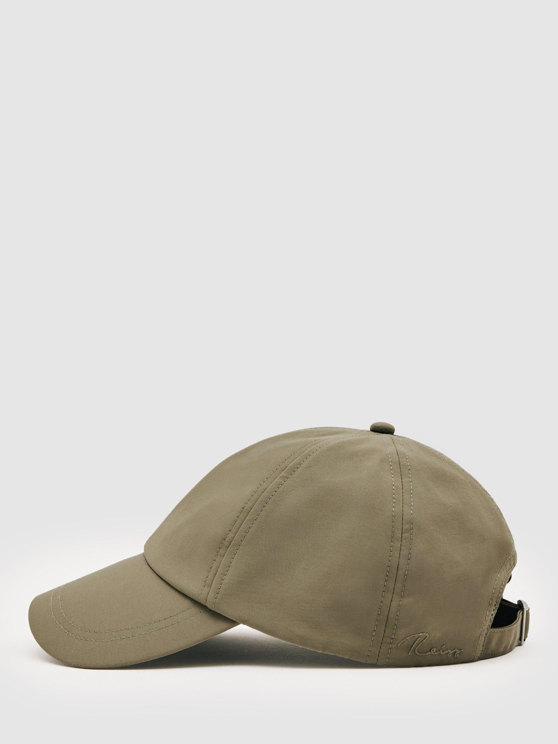 Product image 4 of 5, which shows Reiss Paxton Baseball Cap, Sage Green