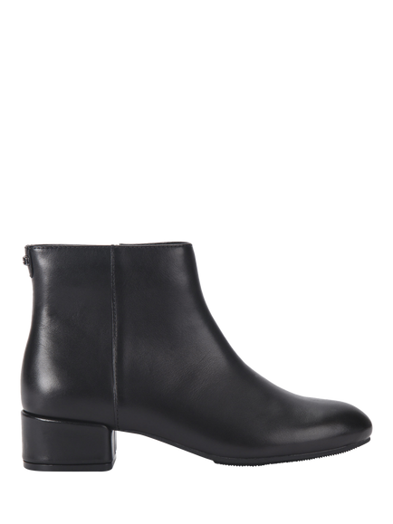 Carvela Gaia Leather Ankle Boots, Black, Black