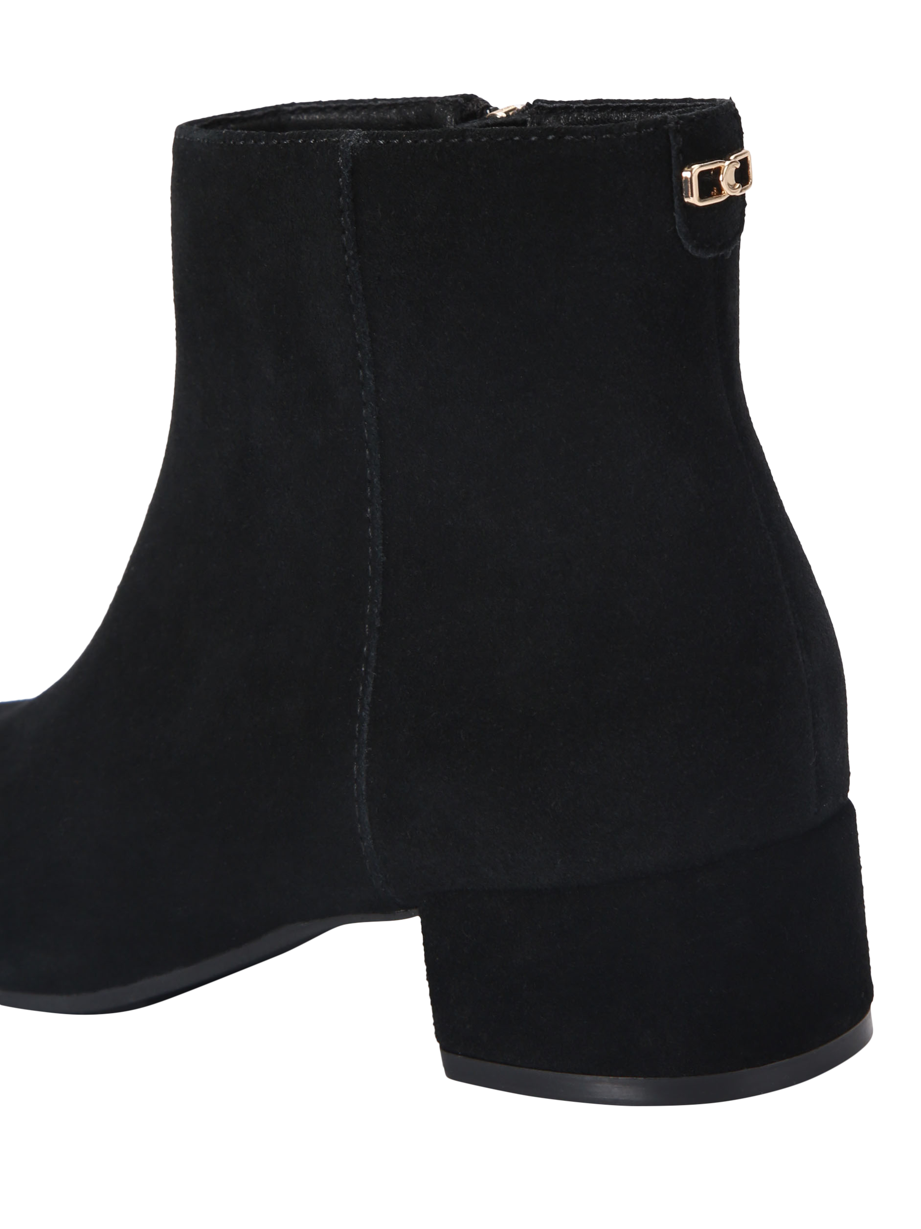 Product image 4 of 5, which shows Carvela Gaia Leather Ankle Boots, Black, 3