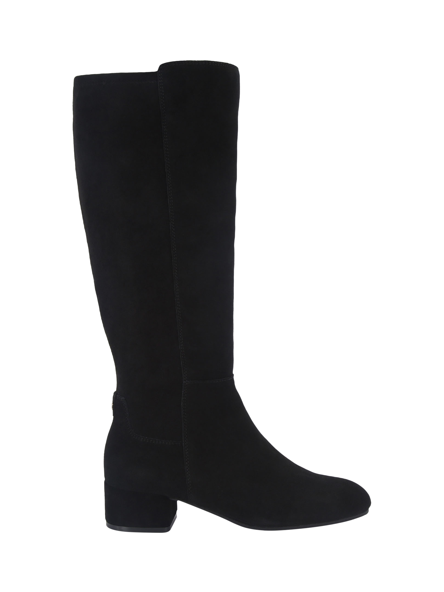 Product image 1 of 5, which shows Carvela Gaia Suede Knee High Boots, Black, 3