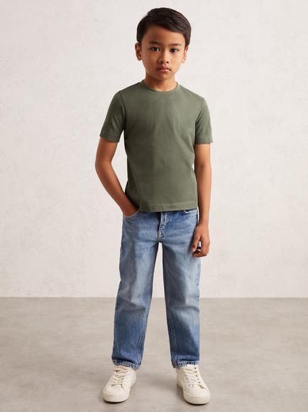 Reiss Kids' Bless T-Shirt - view 2, Dark Sage