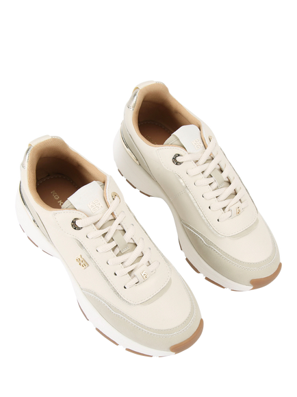 KG Kurt Geiger Lemi Trainers, Cream/White - view 2, Cream/White