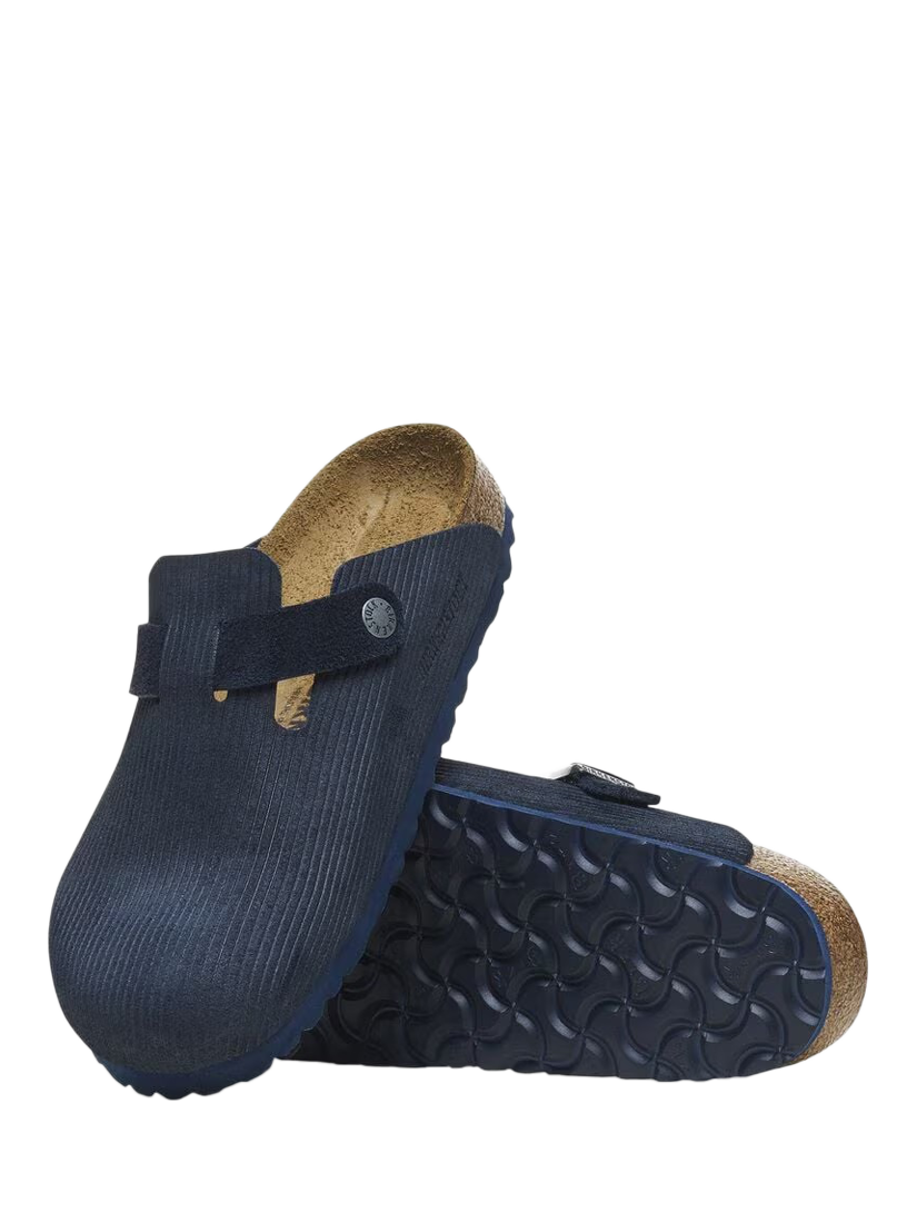 Product image 3 of 3, which shows Birkenstock Boston Cord Clogs, Midnight, 7