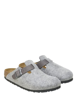 Birkenstock Boston Felt Clogs, Light Grey - view 2, Light Grey