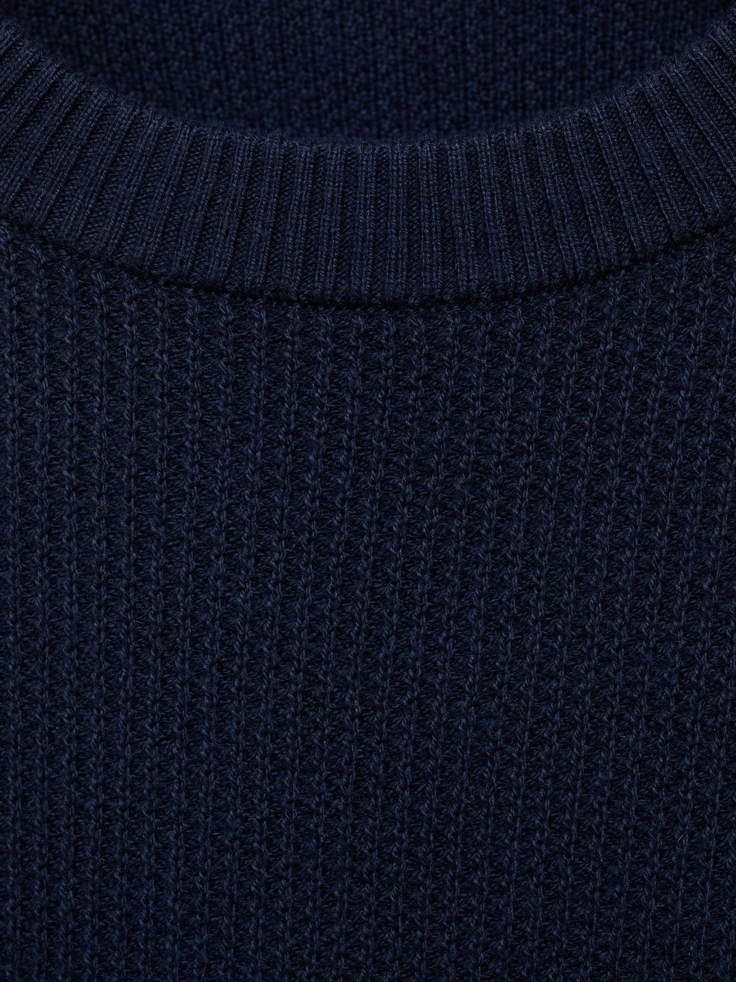 Product image 4 of 5, which shows Mango Kids' Toni Jumper, Navy, 5-6 years