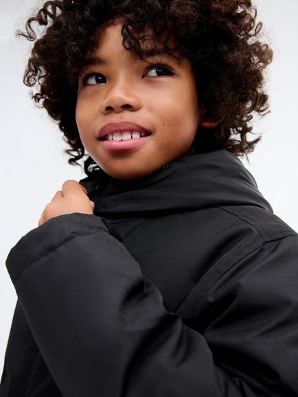 Mango Kids' Alberto Utility Coat - view 2, Black