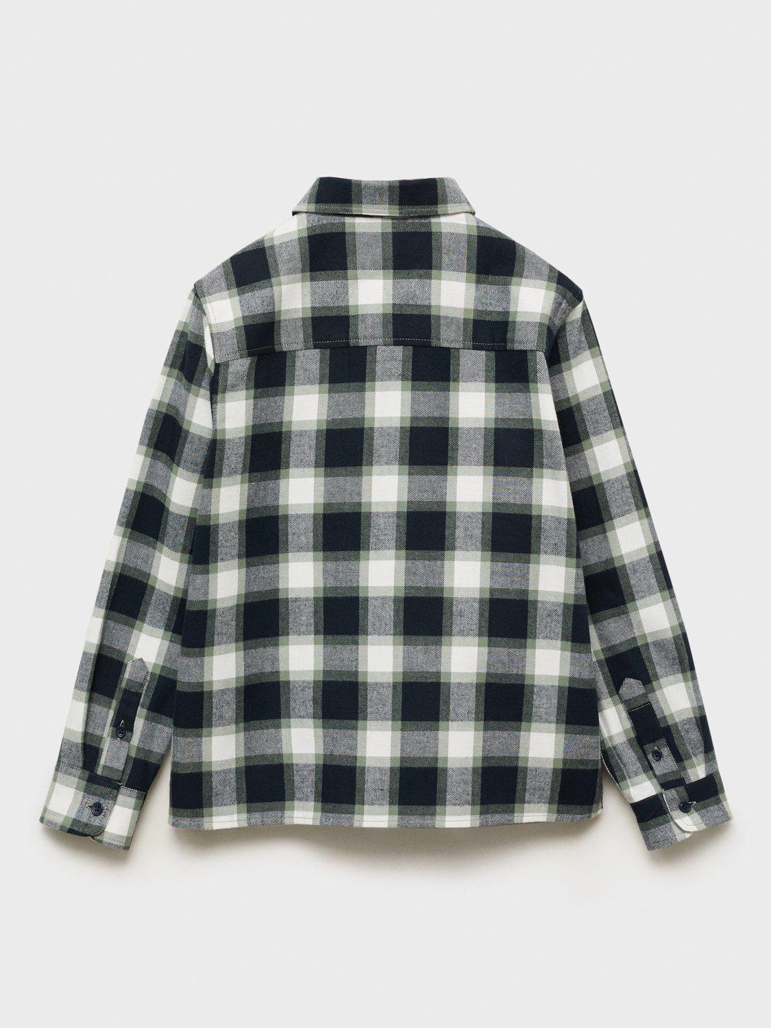 Product image 4 of 6, which shows Mango Kids' Theo Shirt, Navy, 8 years