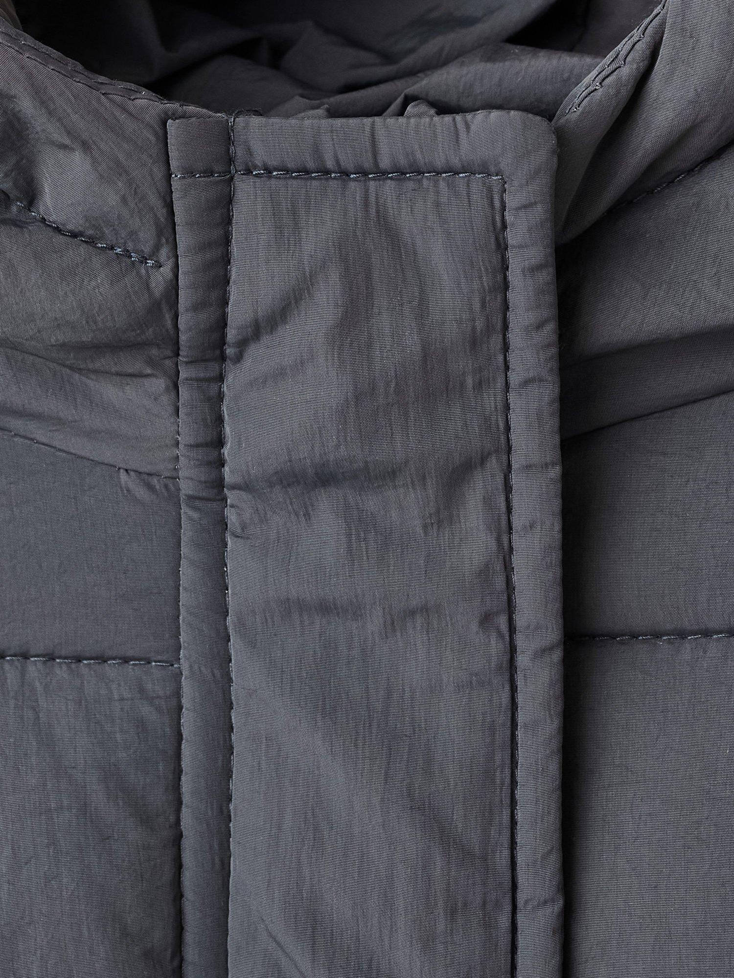 Product image 5 of 7, which shows Mango Kids' Olivia Padded Jacket, Charcoal, 12 years