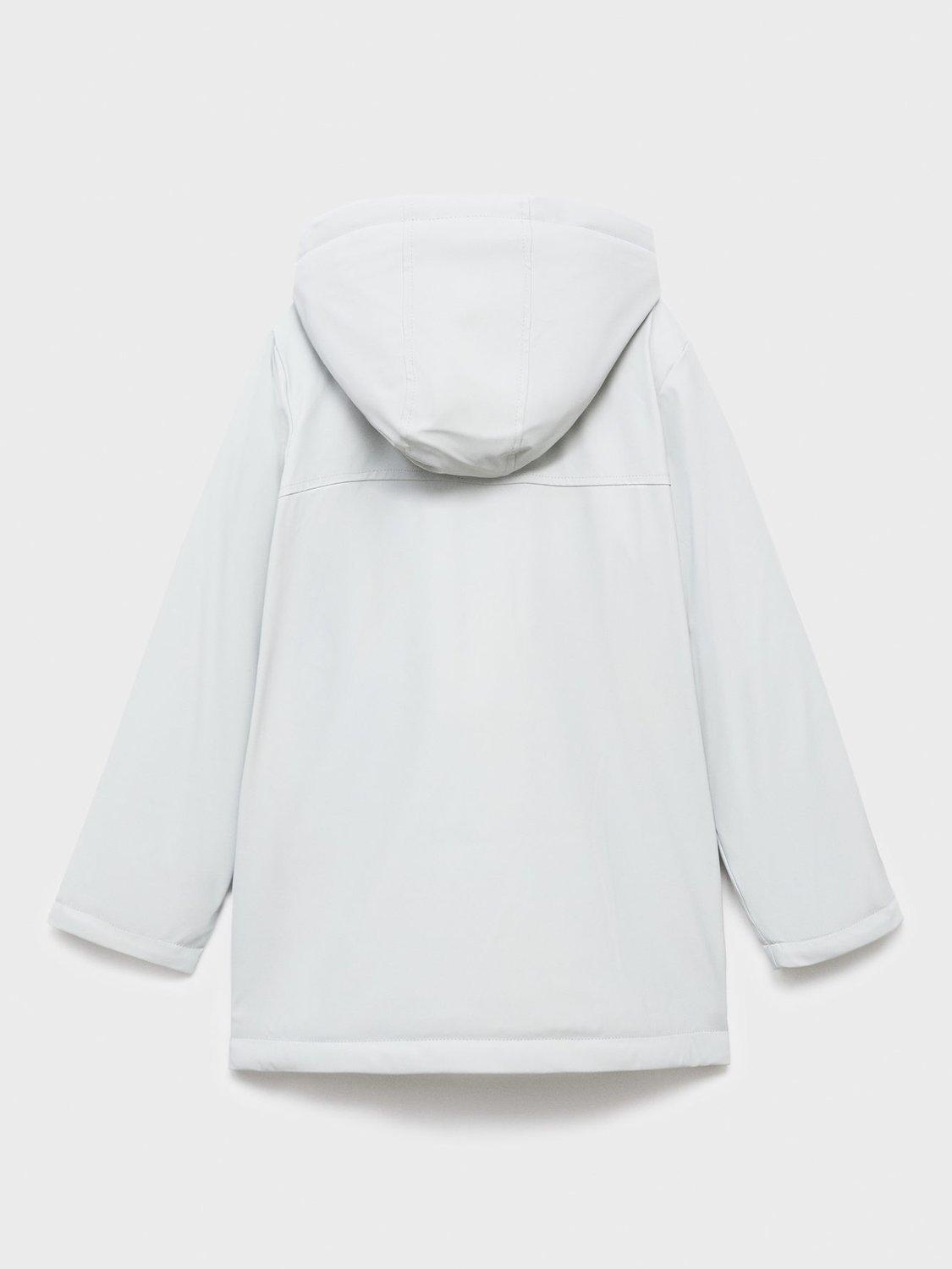 Product image 4 of 7, which shows Mango Kids' Snow Coat, Pale Blue, 6 years