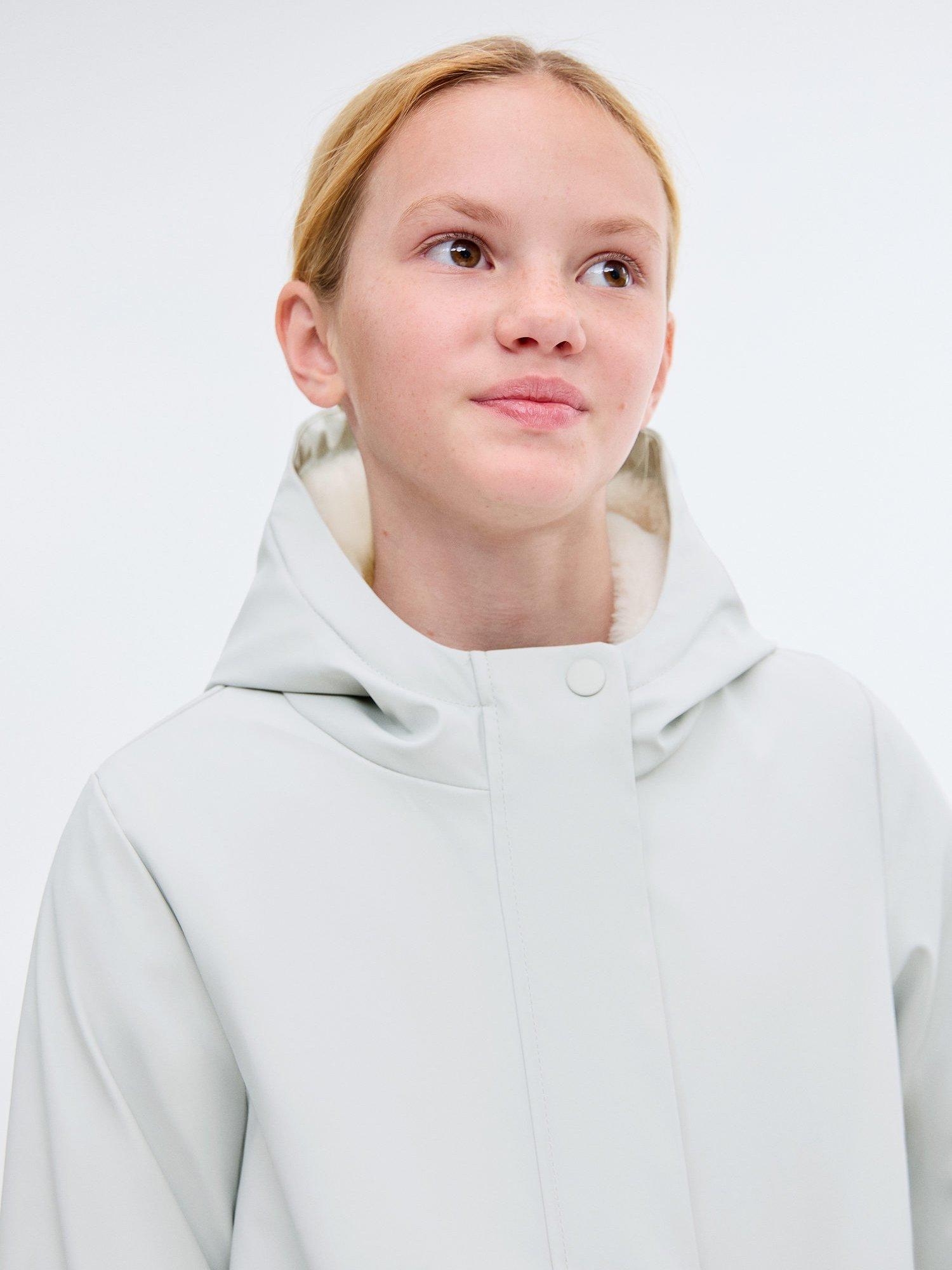 Product image 6 of 7, which shows Mango Kids' Snow Coat, Pale Blue, 6 years