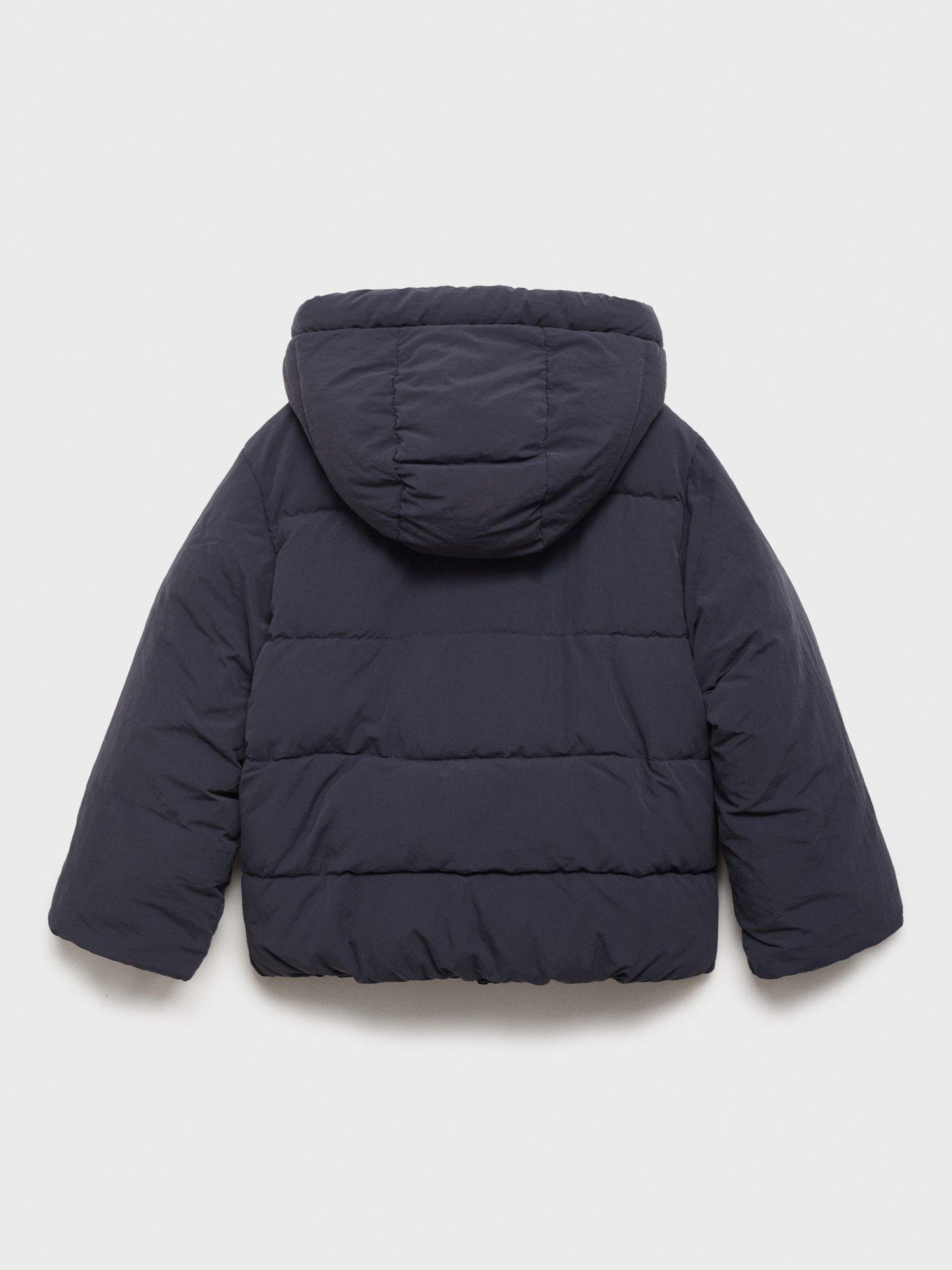 Product image 3 of 6, which shows Mango Kids' Valeria Coat, Navy, 10 years