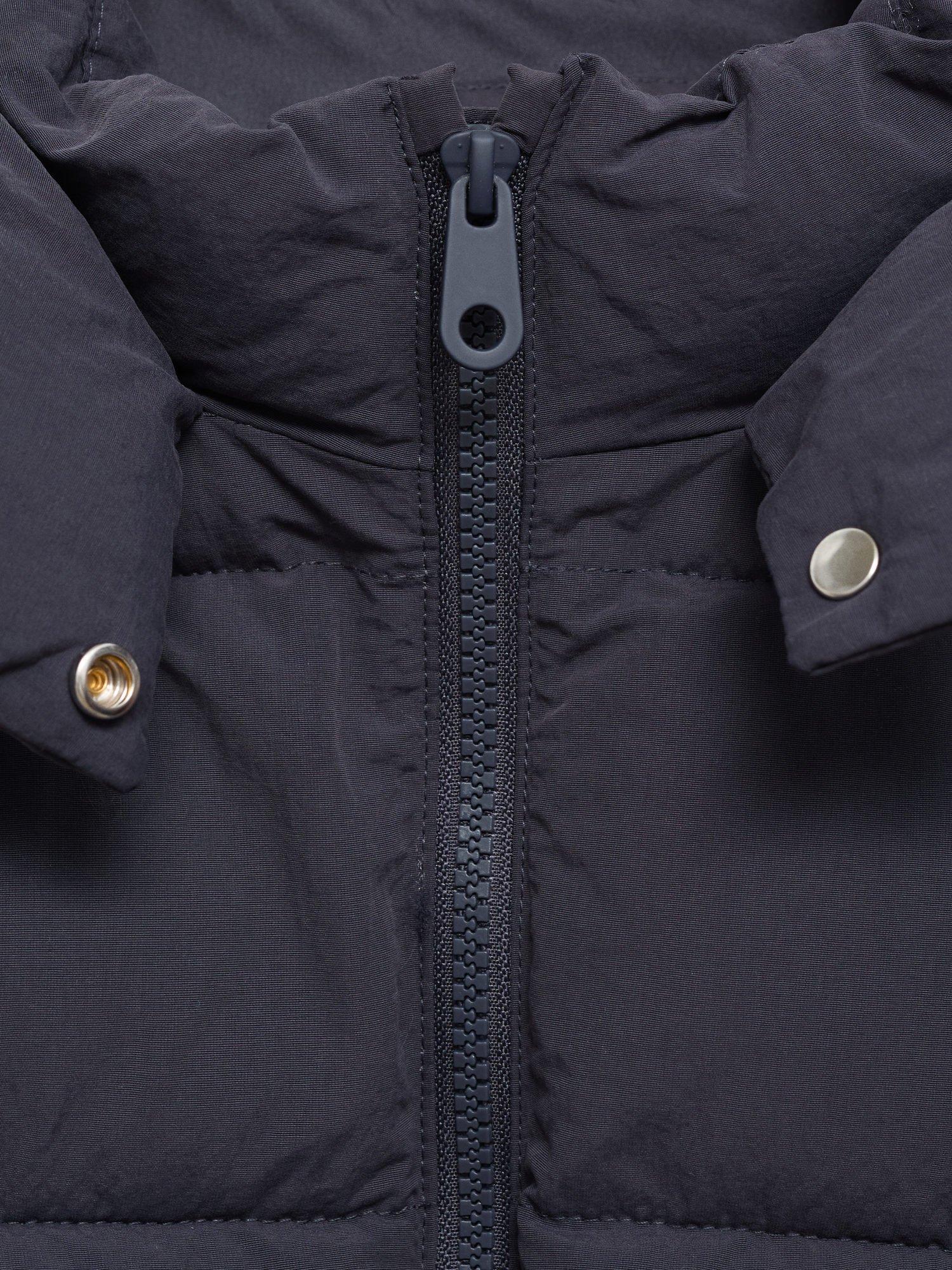 Product image 6 of 6, which shows Mango Kids' Valeria Coat, Navy, 10 years