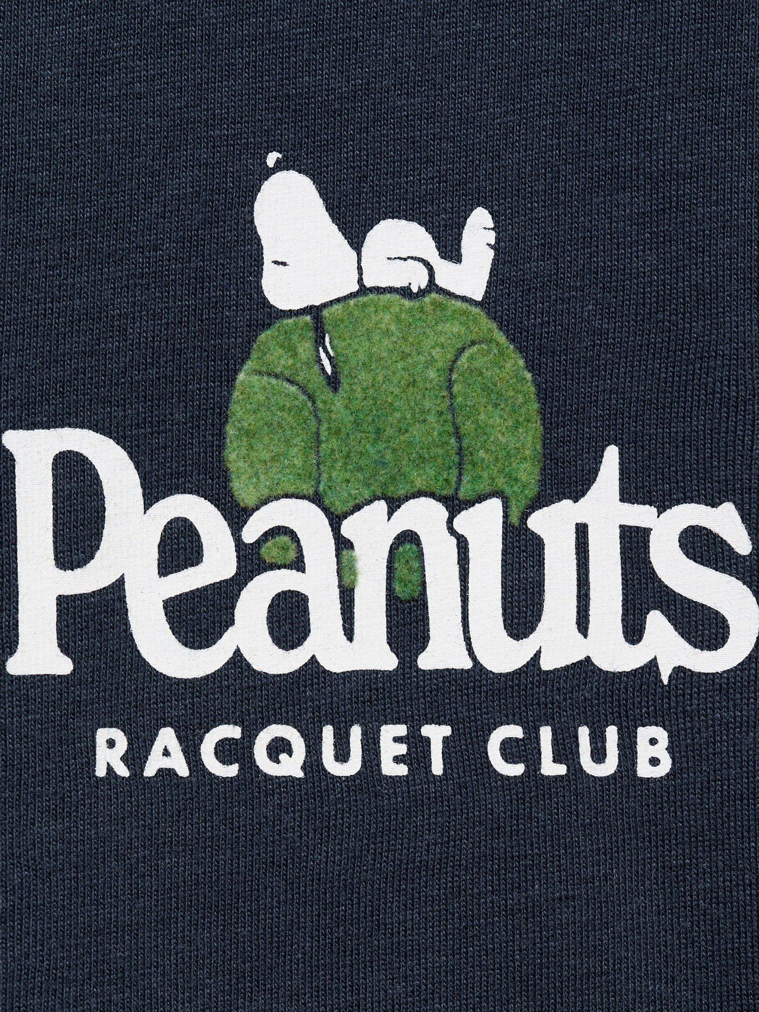 Product image 6 of 6, which shows Mango Kids' Snoopy Long Sleeve T-Shirt, Navy, 5-6 years