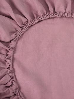 Piglet in Bed Linen Blend Fitted Sheet - view 2, Raspberry