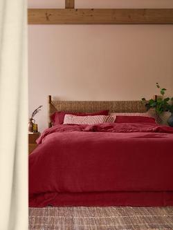Piglet in Bed Linen Blend Bedding - view 2, Rhubarb