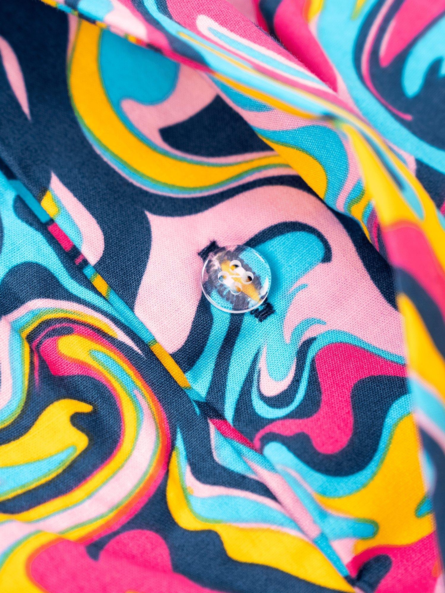 Product image 4 of 5, which shows OddBalls Ripple Loose Fit Boxers, Multi, S