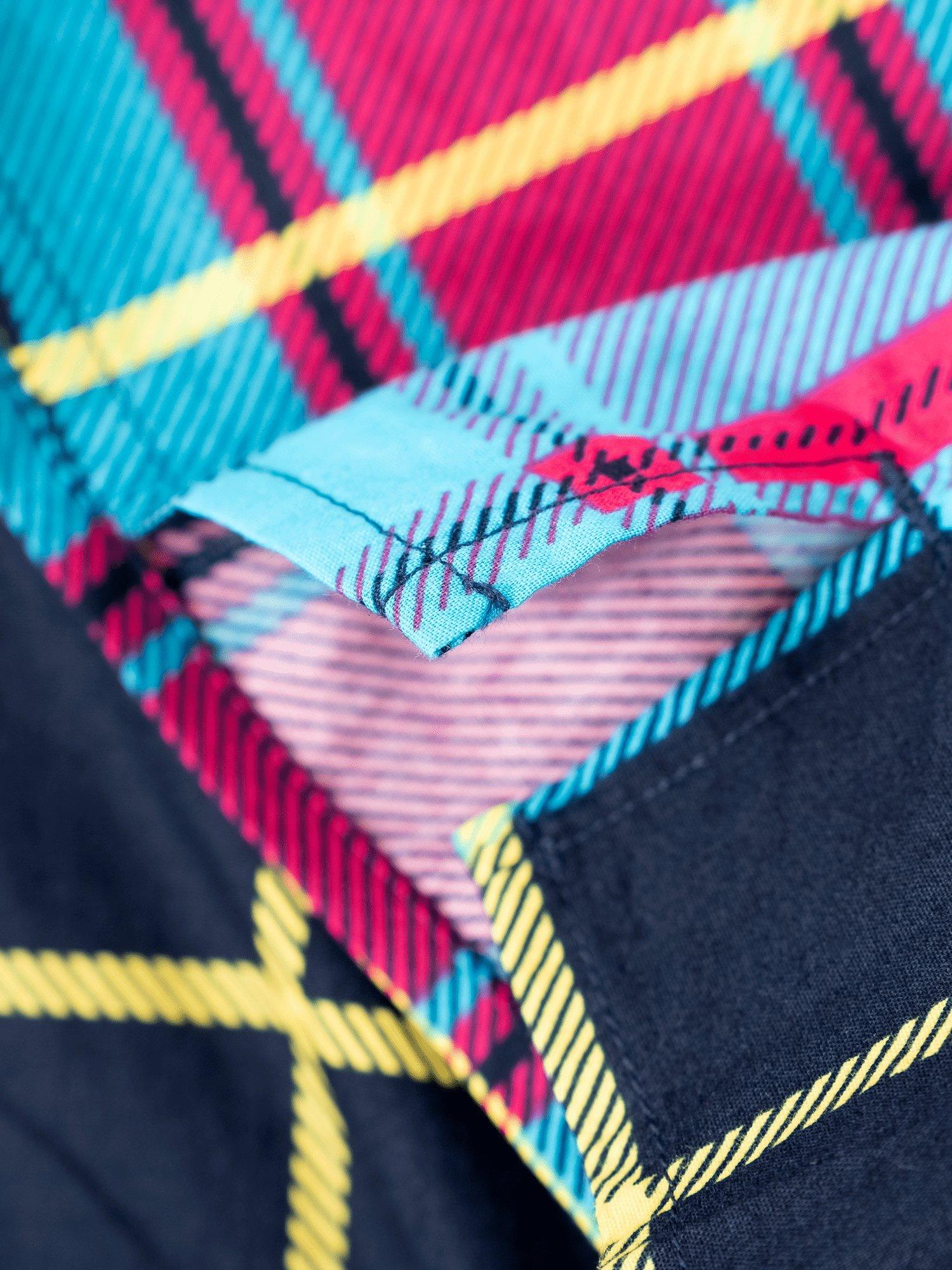 Product image 5 of 5, which shows OddBalls Tartan Loose Fit Boxers, Multi, S