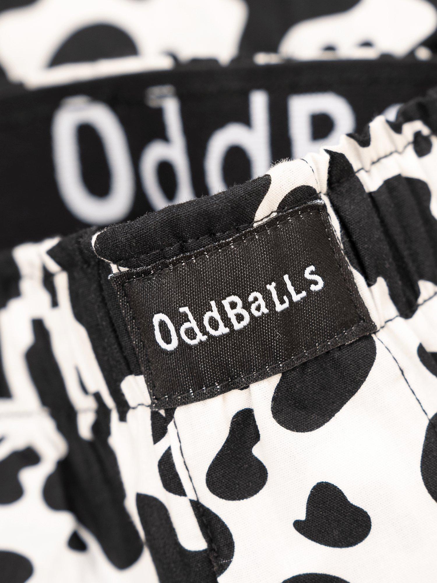Product image 3 of 5, which shows OddBalls Fat Cow Loose Fit Boxers, Multi, S