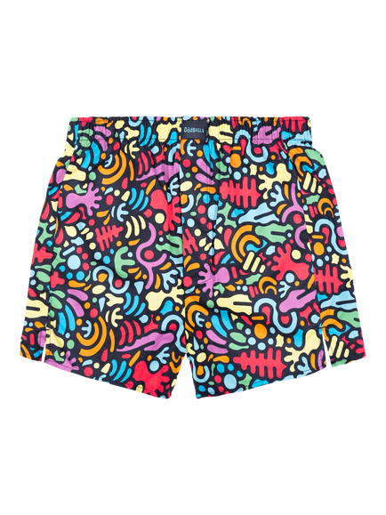 OddBalls Jurassic Loose Fit Boxers, Multi, Multi