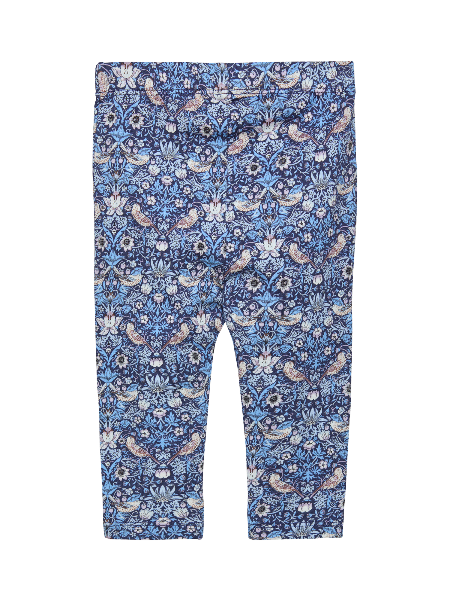 Product image 2 of 2, which shows Trotters Kids' Cotton Blend Printed Leggings, Blue Strawberry Thie, 3-6 months