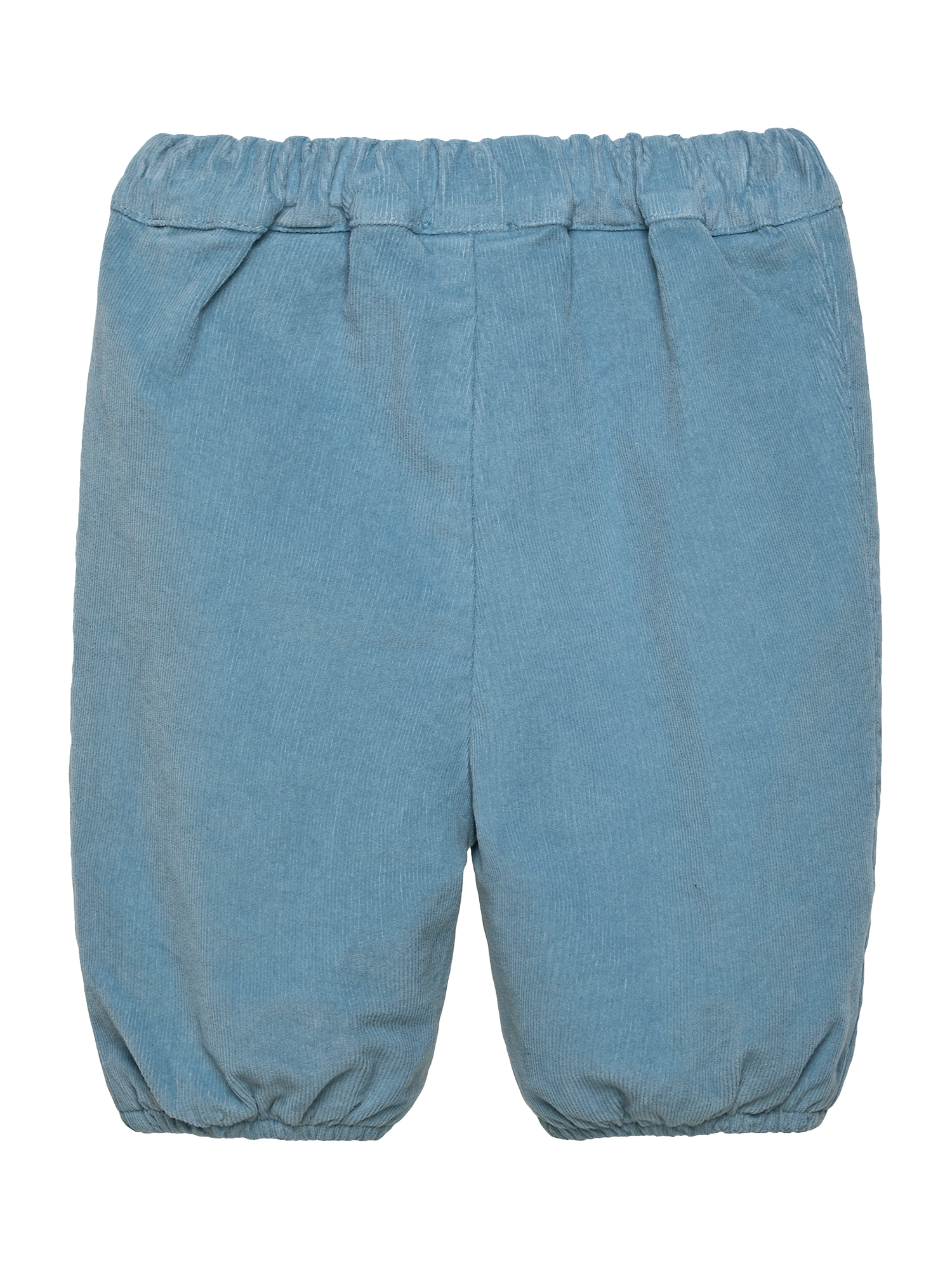 Product image 3 of 11, which shows Trotters Baby Bertie Trousers, Pale Blue Herringbon, 3-6 months