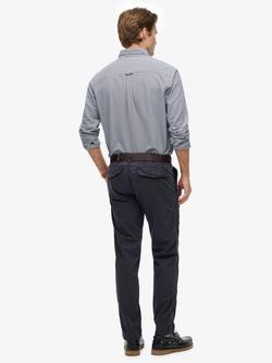 Superdry Utility Chino Trousers, Eclipse Navy - view 2, Eclipse Navy