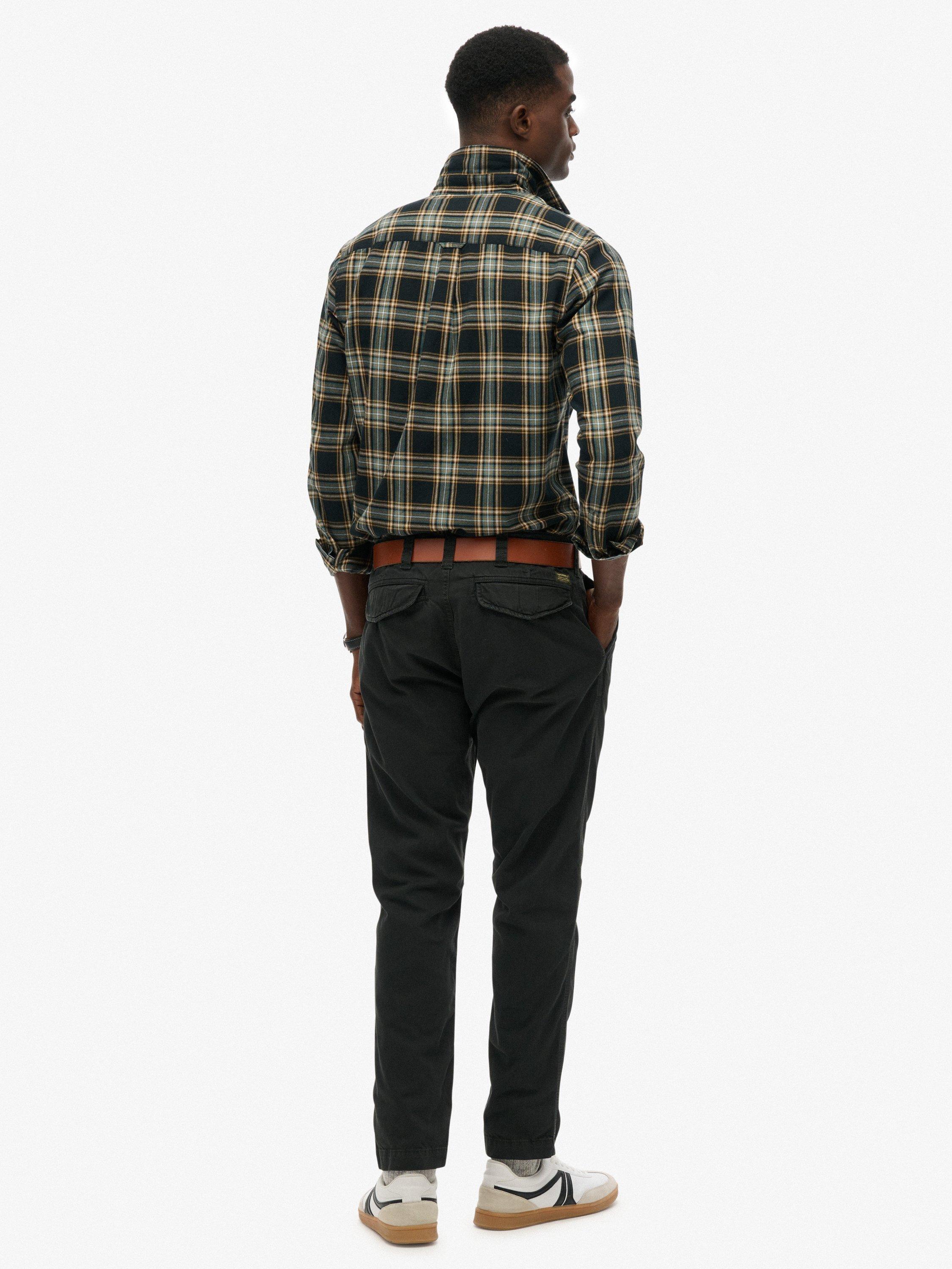 Product image 2 of 6, which shows Superdry Tapered Fit Jeans, Washed Black, W33/L30