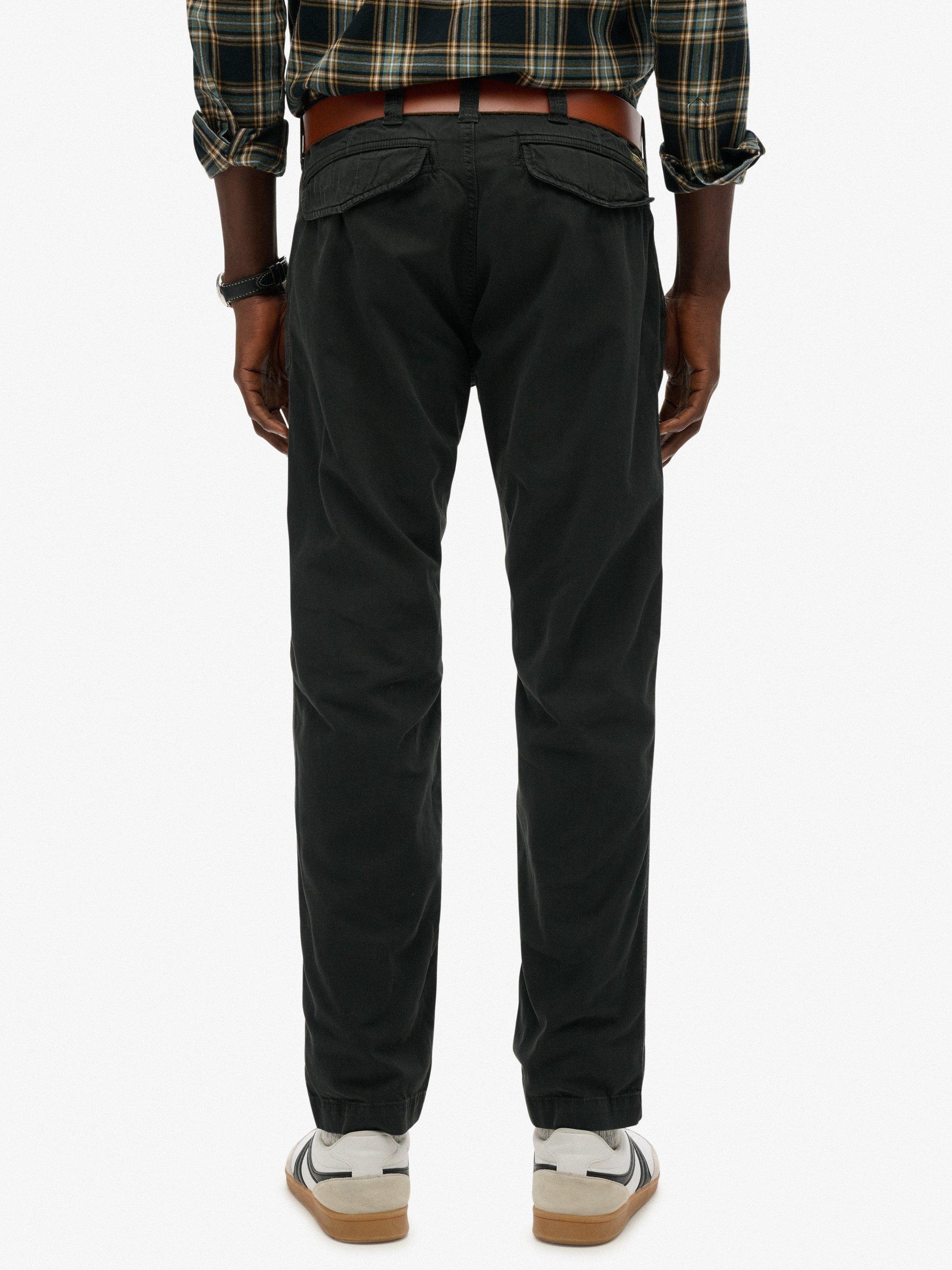 Product image 4 of 6, which shows Superdry Tapered Fit Jeans, Washed Black, W33/L30