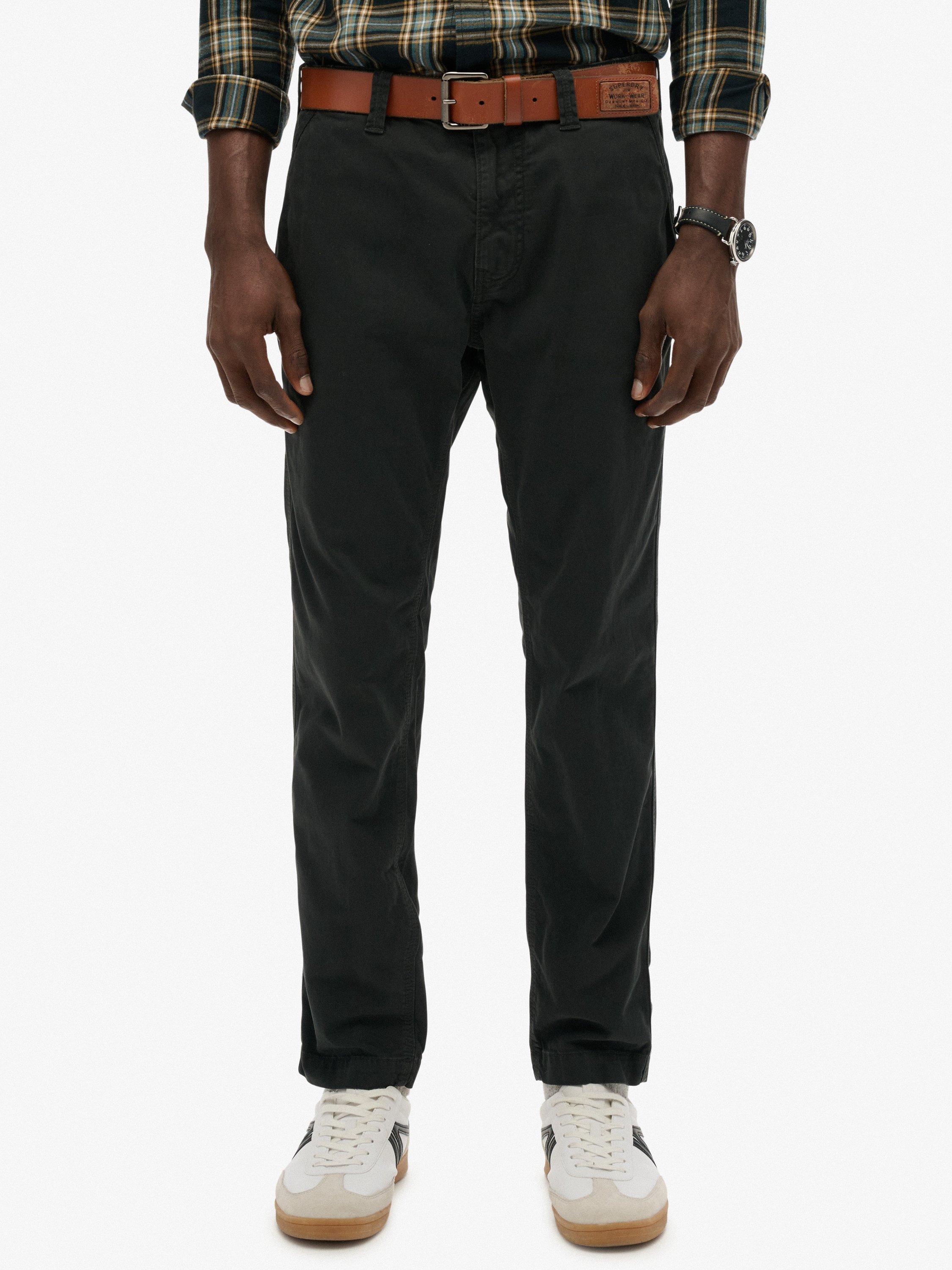 Product image 5 of 6, which shows Superdry Tapered Fit Jeans, Washed Black, W33/L30